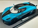 Koenigsegg Regera blue  GT Spirit 1:18 NIEUW ! C4F, Nieuw, Verzenden