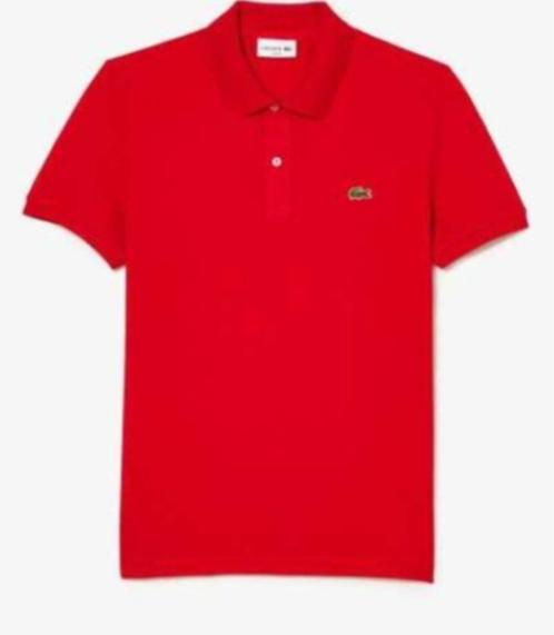 Lacoste poloshirt, Kleding | Heren, Polo's, Nieuw, Overige maten, Rood, Verzenden