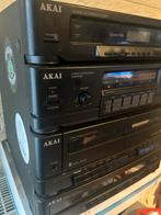 Akai Midi.  Dubbel casettedeck. Tuner versterker, Gebruikt, Cassettedeck, Akai, Losse componenten