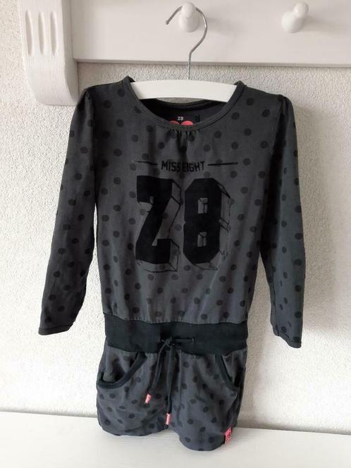 Z8 Antraciet Grijs Jurkje Miss Eight Style Erin Maat 92-98, Kinderen en Baby's, Kinderkleding | Maat 92, Gebruikt, Meisje, Jurk of Rok