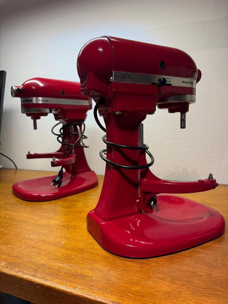 KitchenAid Heavy Duty Mixer - 2X, Witgoed en Apparatuur, Keukenmixers, Gebruikt, 4 liter of meer, 3 snelheden of meer, Vaatwasserbestendig