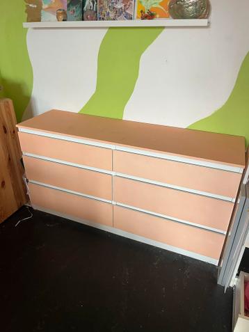 IKEA Malm Kast - Oranje Geverfd - afbeelding 1