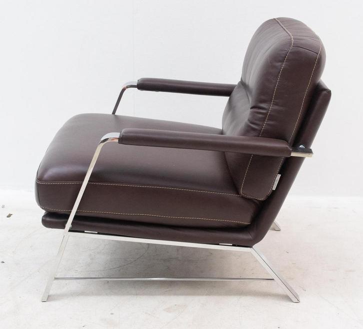 Leren design fauteuil, Huis en Inrichting, Fauteuils, Ophalen