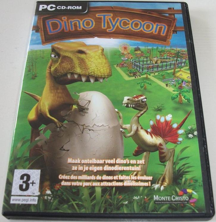 PC Game *** DINO TYCOON *** Je eigen dinodierentuin!, Spelcomputers en Games, Games | Pc, Zo goed als nieuw, Simulatie, 1 speler