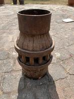 Oud karrenwiel, Ophalen, Gebruikt