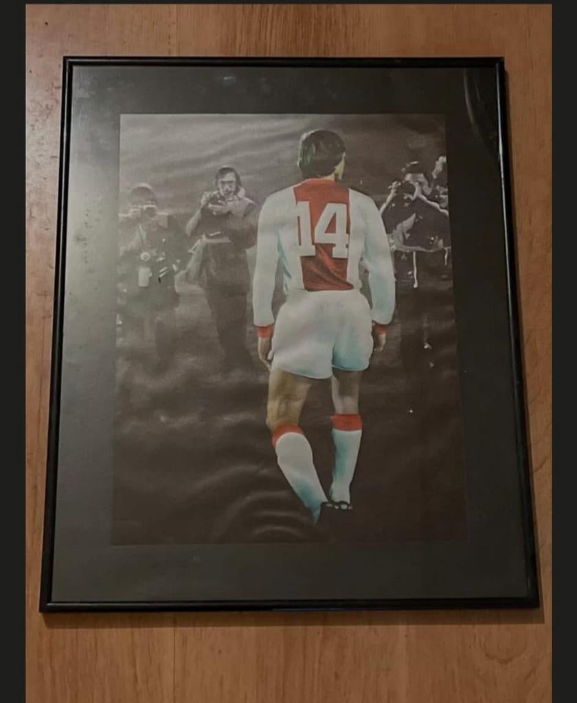 Johan Cruijff Foto - Nummer 14, Ophalen of Verzenden