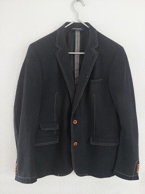 Colbert lang 79cm Blue Industry 54/L zwart 2 weken gedragen, Kleding | Heren, Kostuums en Colberts, Zo goed als nieuw, Maat 52/54 (L)