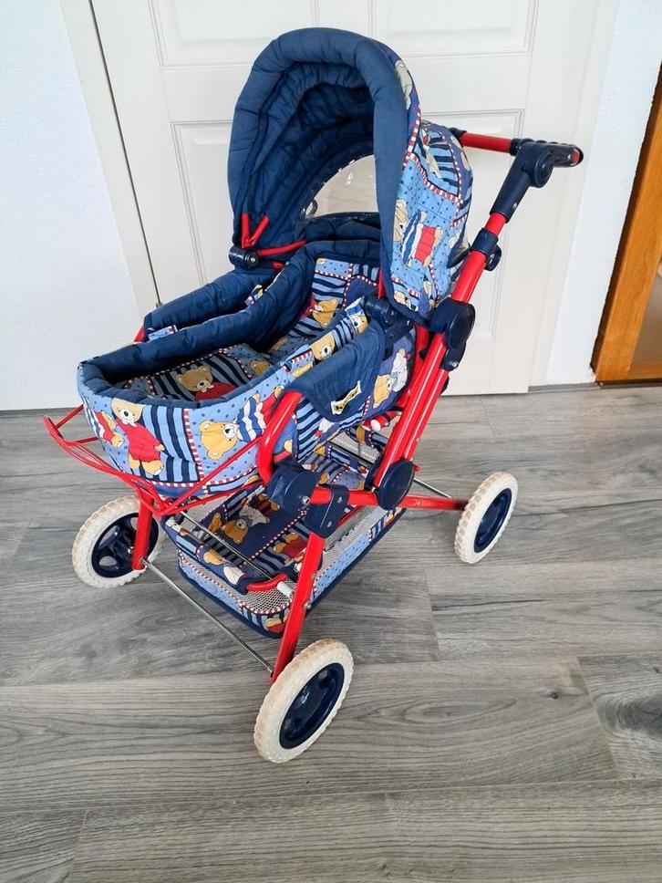 Luxe KNORR luxe poppenwagen,meerdere standen te verstellen., Kinderen en Baby's, Speelgoed | Poppen, Gebruikt, Babypop, Ophalen