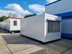 Kantoorunit Bouwkeet 6x3 meter Rolluiken, Ophalen