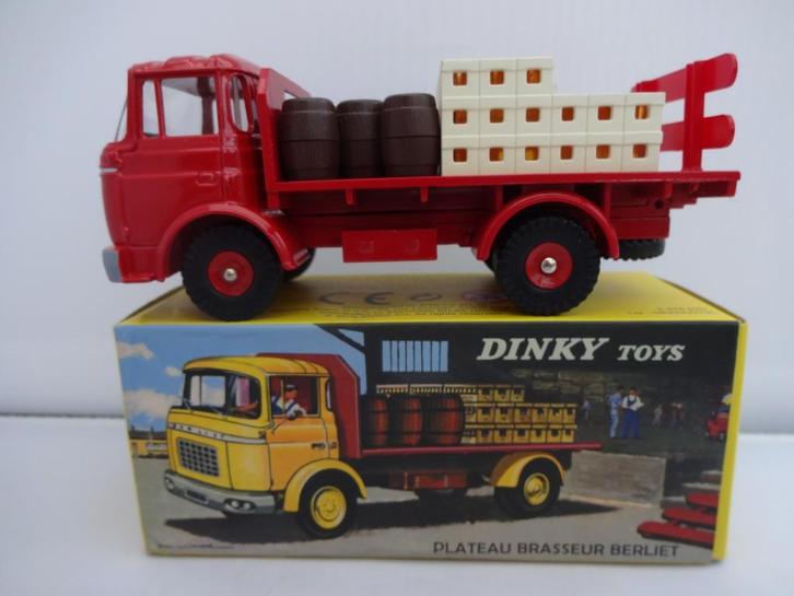 Berliet G.A.K. Plateau KROONENBOURG nr: 588 Dinky Toys 1/50, Hobby en Vrije tijd, Modelauto's | 1:50, Nieuw, Bus of Vrachtwagen