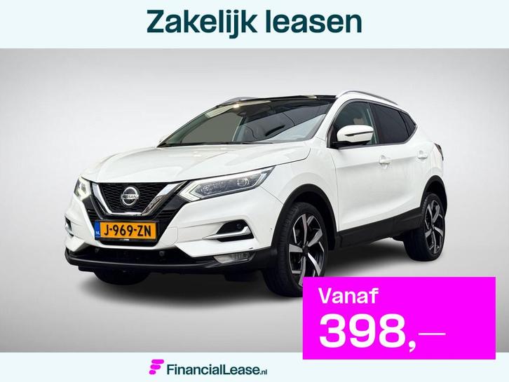 Nissan Qashqai 1.3 DIG-T Tekna Automaat incl. Trekhaak!, Auto's, Nissan, Bedrijf, Lease, Financial lease, Qashqai, 360° camera