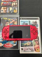 SONY PSP GAME COMPUTER PORTABLE CONSOLE ROOD, Ophalen of Verzenden, Zo goed als nieuw, Rood, 3DS