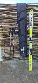 HEAD Ski's incl. draagtas en skistokken, Ophalen, 160 tot 180 cm, Gebruikt, Carve