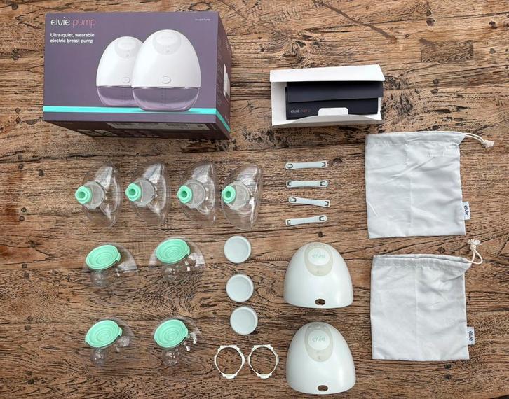 Elvie pump dubbelzijdig handsfree, Kinderen en Baby's, Babyvoeding en Toebehoren, Gebruikt, Overige typen, Ophalen of Verzenden