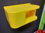 jaren 70 geel kunststof wand kast space age design retro, Huis en Inrichting, Gebruikt, ?, ?, ?