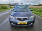 Mazda 2 1.4 Exclusive (bj 2004, automaat), Auto's, Mazda, Origineel Nederlands, Te koop, Zilver of Grijs, Dakrails