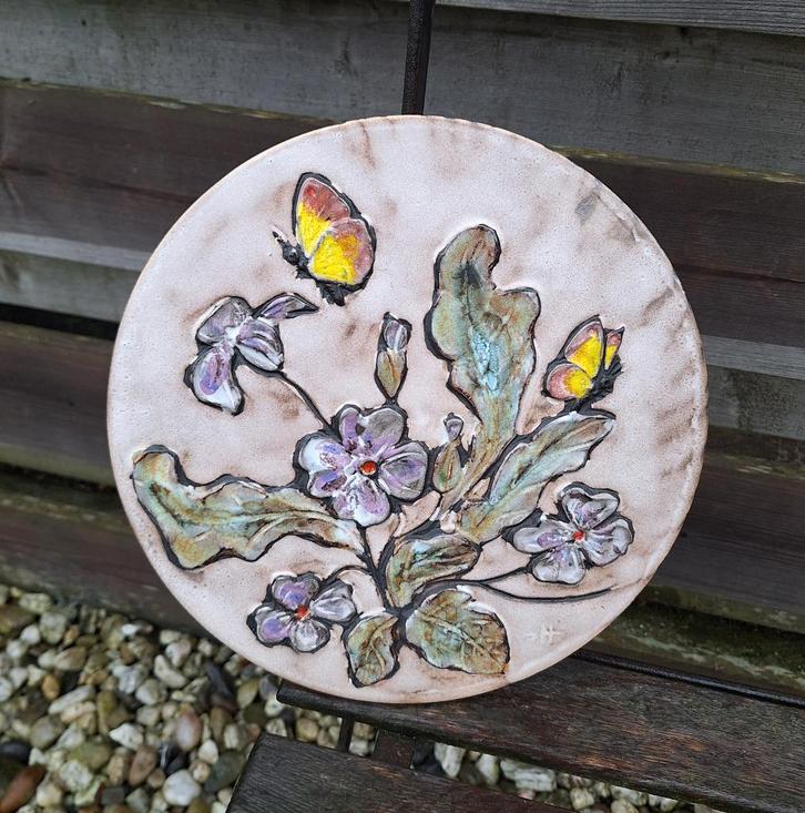 Prachtig vintage Ruscha West Germany wand bord., Verzamelen, Retro, Huis en Inrichting, Ophalen of Verzenden