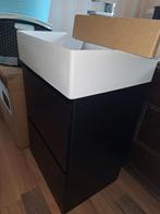 Nieuw! Mooi toilet of badmeubel met 2x kraan en aansluiting!, Hansgrohe, Nieuw, Toilet, Ophalen of Verzenden