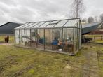 Hobby plantenkas aluminium sproeibuus 6 X 3,10 meter, Tuin en Terras, Kassen, Ophalen, Gebruikt, Kweekkas, Glas