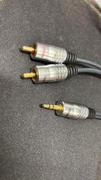 Pfofigold audiokabel jack tulp 120cm, Ophalen of Verzenden, Zo goed als nieuw, Minder dan 2 meter, Overige kabels