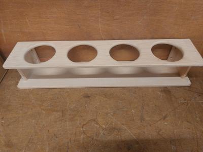 Flessenhouder - 4 flessen (beuken), Watersport en Boten, Bootonderdelen, Gebruikt