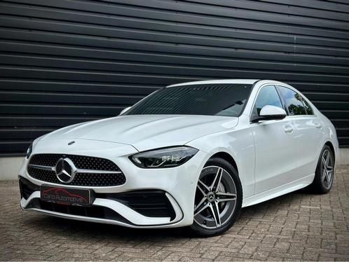 Mercedes-benz C-klasse 180 AMG Line BI-COLOR LEDER|SFEER|CAM, Auto's, Mercedes-Benz, Bedrijf, C-Klasse, ABS, Achteruitrijcamera