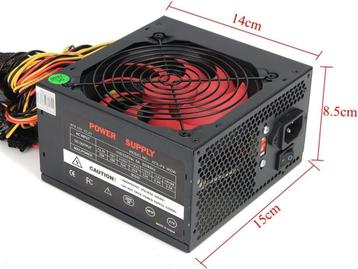 Tutoy 800W 12V ATX voeding 12cm Fan 80/Gold 20/4Pin beschikbaar voor biedingen