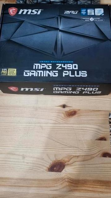 MSI MPG Z490 GAMING PLUS beschikbaar voor biedingen