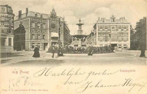 (301-093-045) Den Haag Bankaplein, Verzamelen, Ansichtkaarten | Nederland, Zuid-Holland, Verzenden