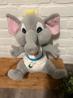 vintage pluchen olifant knuffel van intertoys, Ophalen of Verzenden, Zo goed als nieuw, Olifant