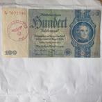 100 Reichsmark Duitsland 1935 jaar, Postzegels en Munten, Bankbiljetten | Europa | Niet-Eurobiljetten, Los biljet, Duitsland, Ophalen of Verzenden