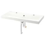 Ikea BACKSJÖN dubbele wastafel, Ophalen, Gebruikt, 25 tot 50 cm, 100 tot 150 cm