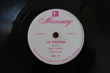 Jerry Murad’s Harmonicats La Paloma 78 toeren jukebox 78rpm beschikbaar voor biedingen
