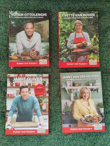 Koken met Kanjers - 4 boeken, deel 1 t/m 4, Postcodeloterij beschikbaar voor biedingen