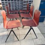 prachtige Thur op seat pagholz schoolstoelen stapel, Huis en Inrichting, Stoelen, Ophalen, Gebruikt, Bruin, Vijf, Zes of meer stoelen