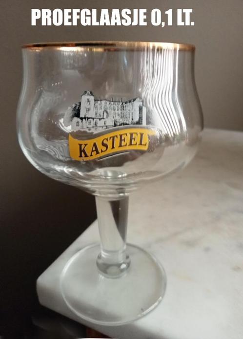 3 Kasteel bier proefglaasjes 0,1 LT, Verzamelen, Biermerken, Zo goed als nieuw, Overige merken, Ophalen of Verzenden