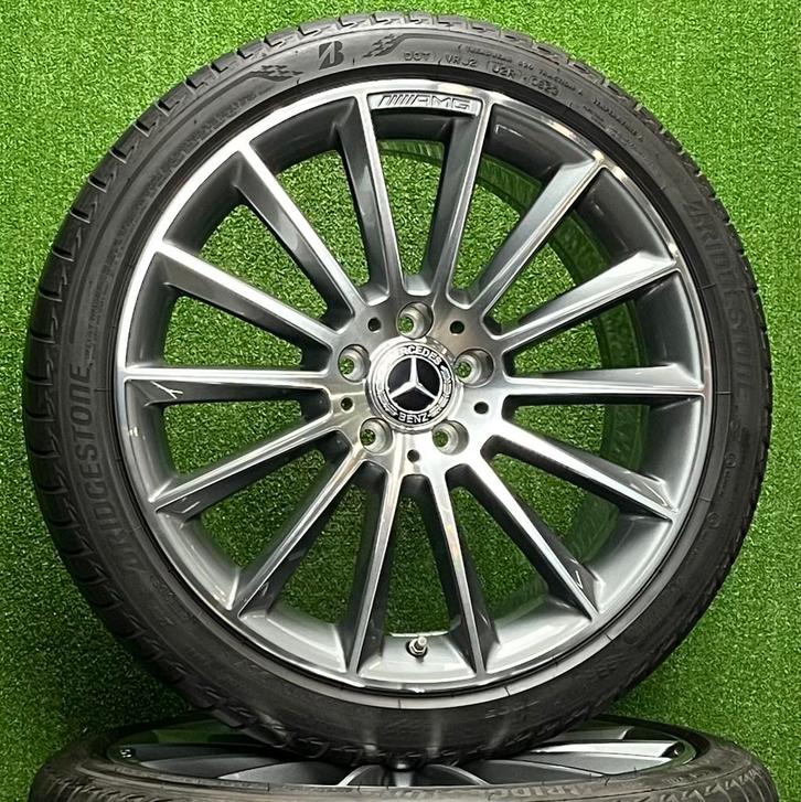 Originele 19 inch Mercedes AMG velgen banden A-klasse W177, Auto-onderdelen, Banden en Velgen, Banden en Velgen, Zomerbanden, 19 inch