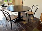 Uitschuifbare Eettafel en 6 stoelen Thonet 214, Ophalen, Gebruikt, Vijf personen of meer, 100 tot 150 cm