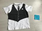 Leuk T-shirt met vest print - Maat 98, Ophalen of Verzenden, Zo goed als nieuw, Jongen, Shirt of Longsleeve
