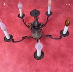 Koperen kroonluchter met engeltjes, Ophalen, Gebruikt