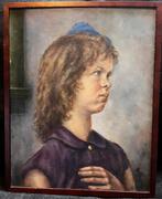 Oud portret, Antiek en Kunst, Kunst | Schilderijen | Klassiek, Ophalen of Verzenden
