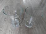ZGAN: vazen/windlicht 2 stuks., Ophalen of Verzenden, Overige kleuren, Glas
