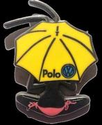 Volkswagen- Polo parasol pin uit Frankrijk, Verzenden, Nieuw, Transport, Speldje of Pin