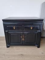 Zwart kastje / Dressoir. Ophalen in Gouda, Ophalen, Gebruikt, 25 tot 50 cm