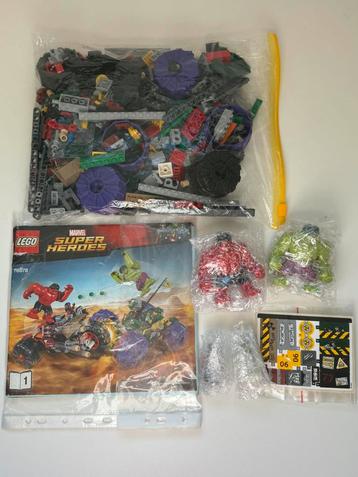 Lego 76078 hulk vs. Red hulk beschikbaar voor biedingen