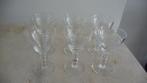 6 Gegraveerde borrelglaasjes, Ophalen of Verzenden