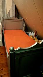 Mooi kinderbed Bopita Belle zilvergrijs, 90 x 200 cm, Ophalen, 85 tot 100 cm, Gebruikt, Lattenbodem