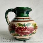 West Germany Jasba - vintage oorvaas met bloemen, -, -, Aardewerk of Porselein, Ophalen of Verzenden
