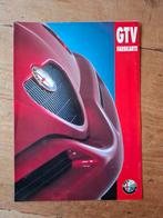 Alfa Romeo GTV Kleurenkaart folder - 1996, Ophalen of Verzenden, Gelezen, Alfa Romeo