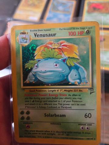 Venusaur Base Set Holo - Pokémonkaart beschikbaar voor biedingen